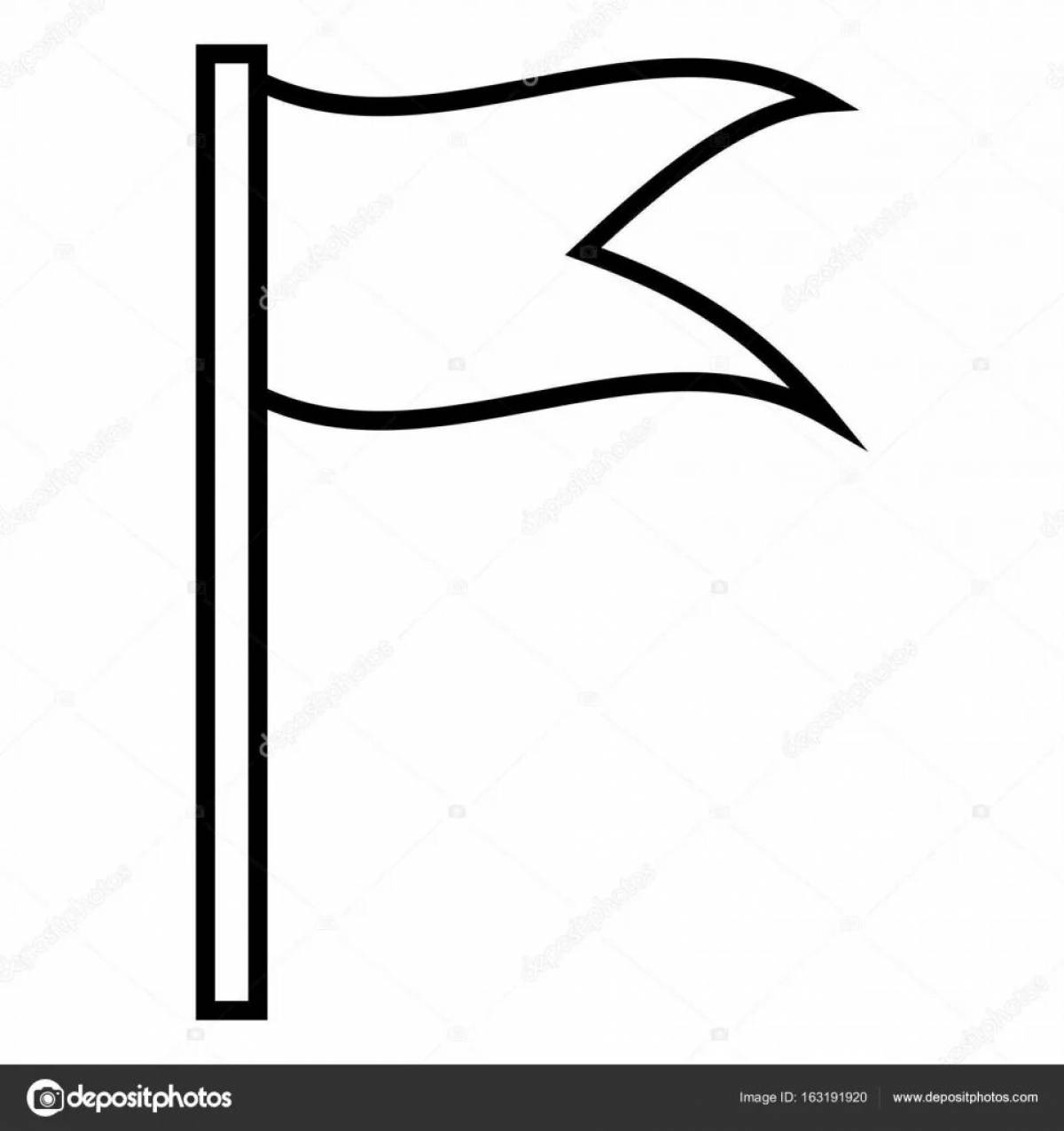 Раскраски Флажок для детей (32 шт.) - скачать или распечатать бесплатно ...