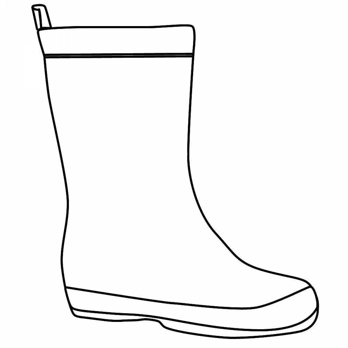 Сапожки рисунок для детей