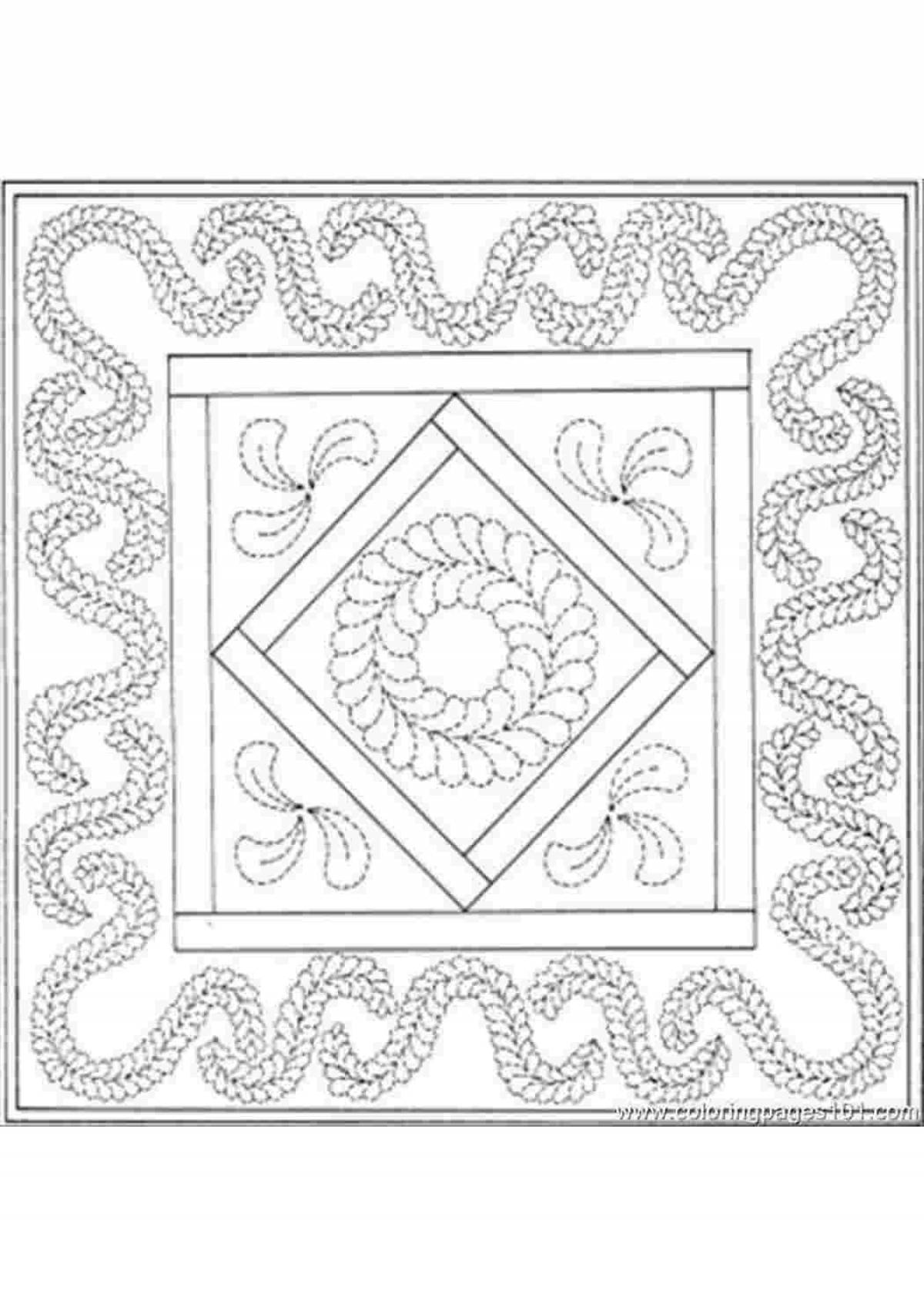 Outstanding junior carpet coloring page