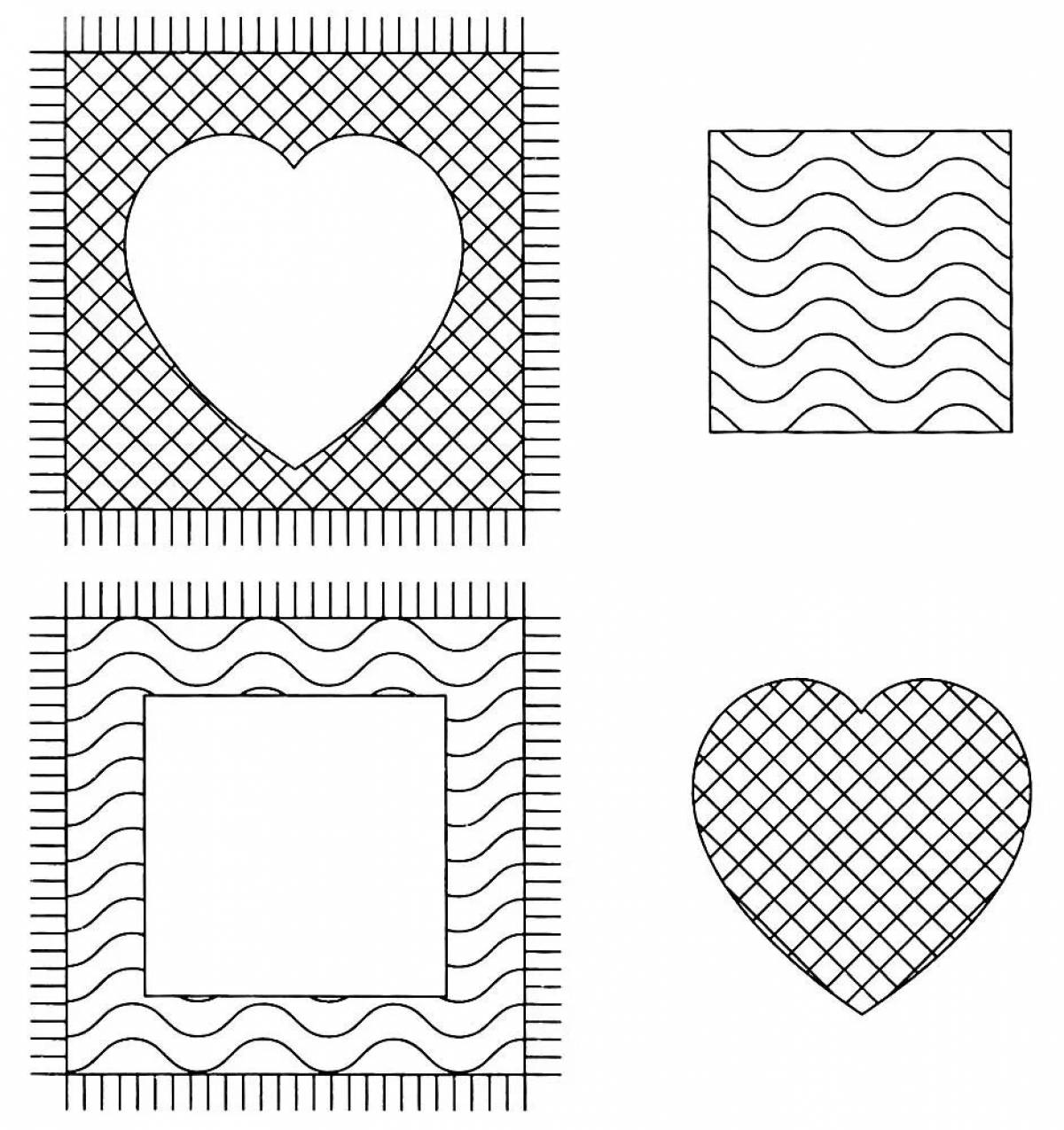 Coloring page adorable carpet for kids