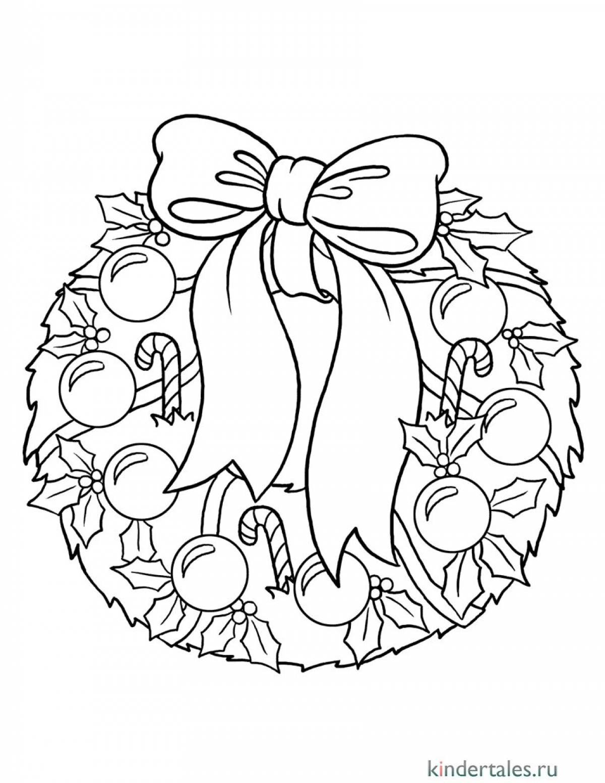 Children's Christmas wreath #3