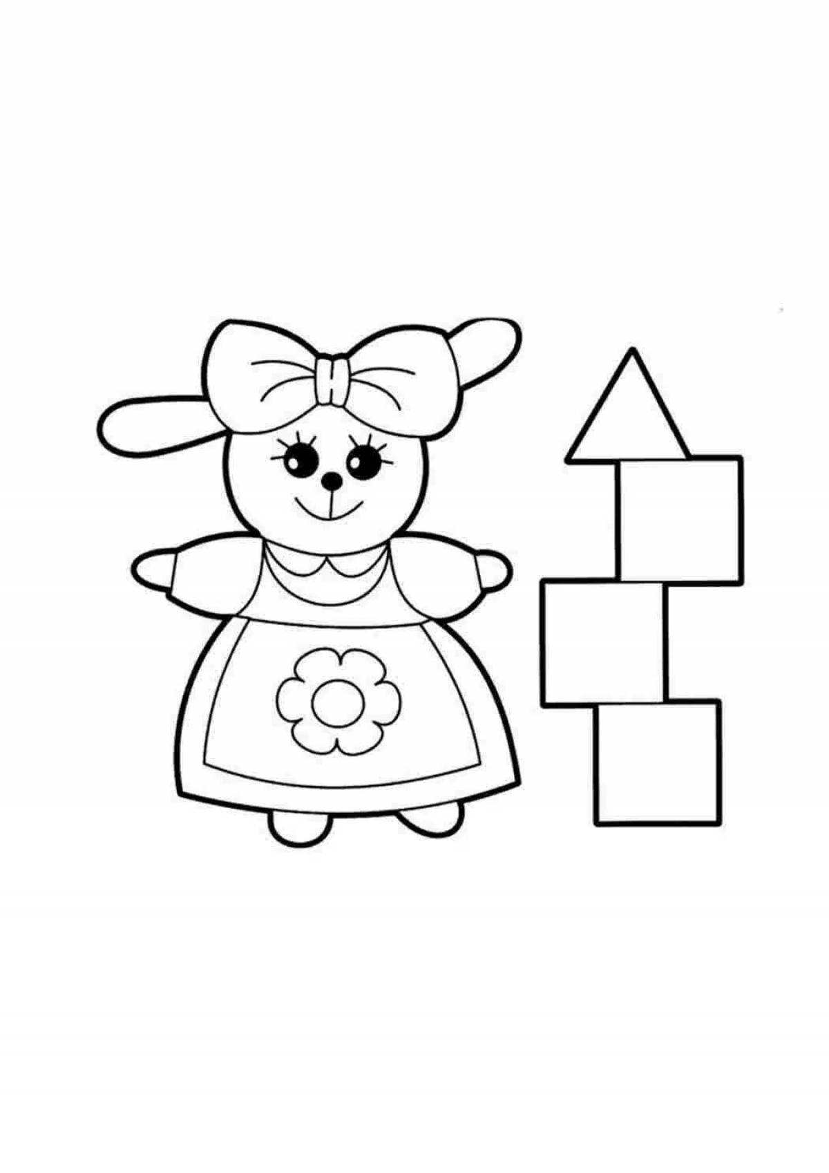 Fun coloring game for girls 3 years old