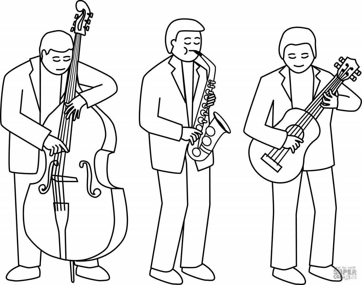 A fun musical coloring book for music learners