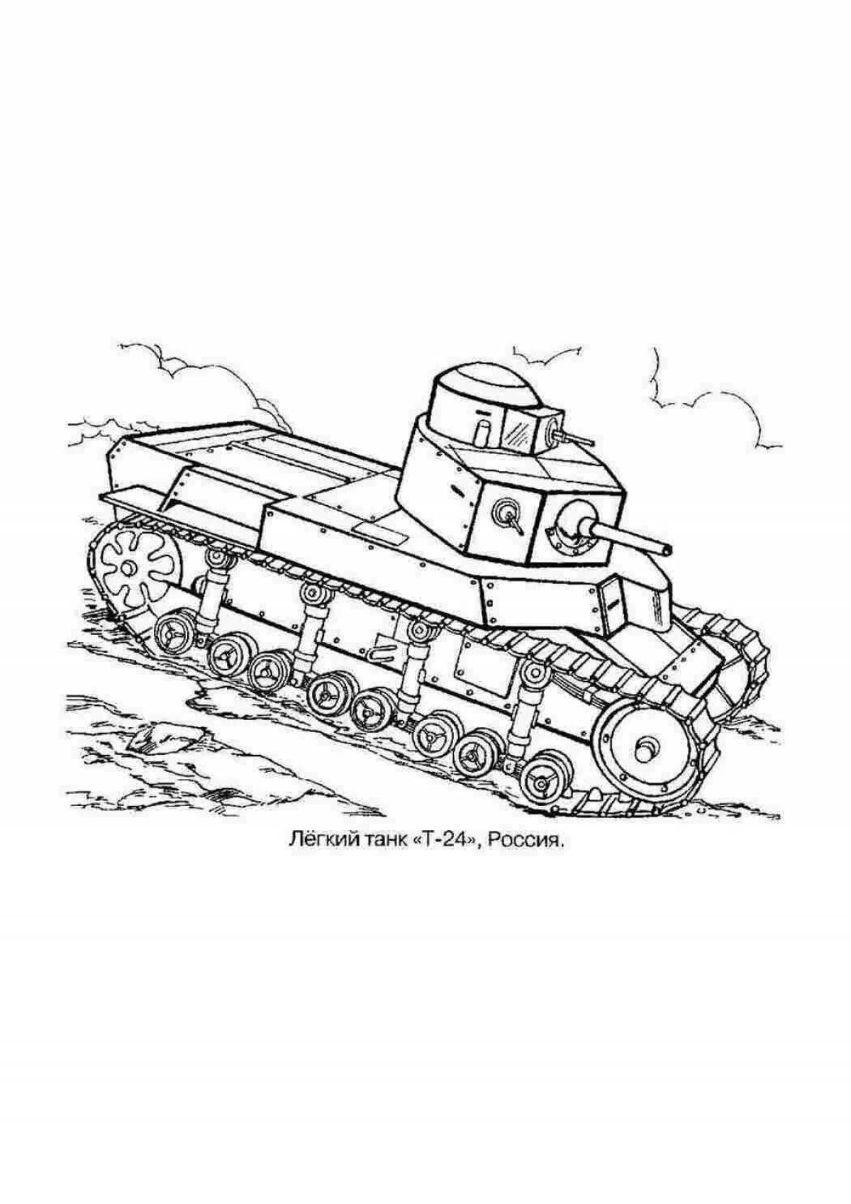 Wonderful kv44 tank coloring book