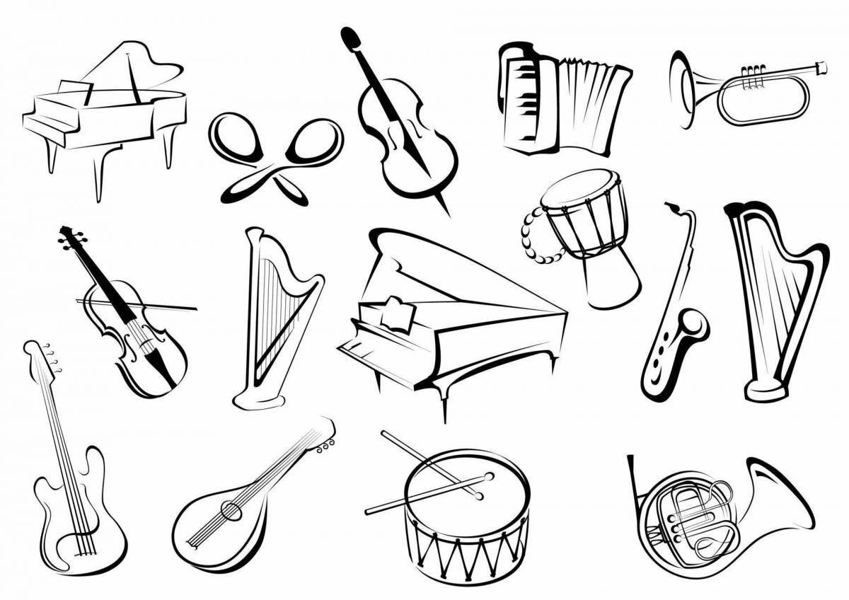 Russian folk instruments for children with names #1