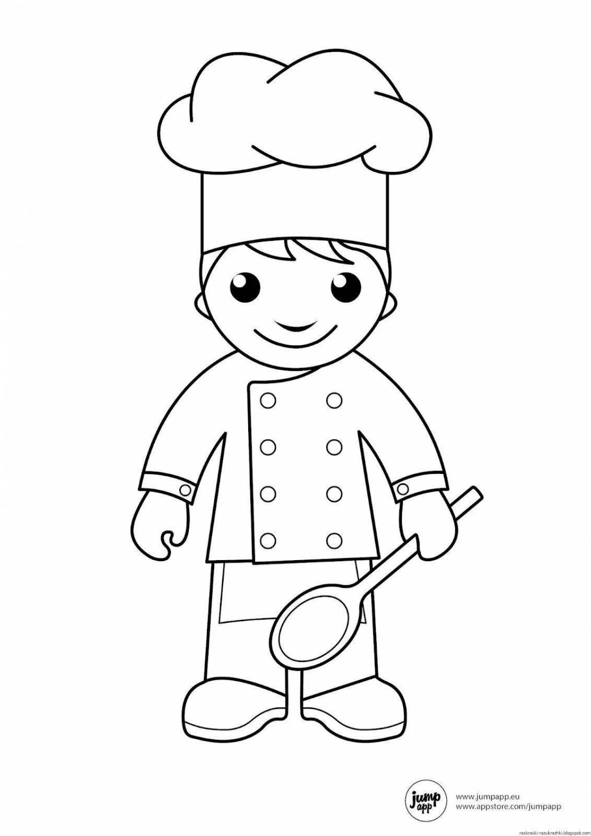 Great engineer coloring page