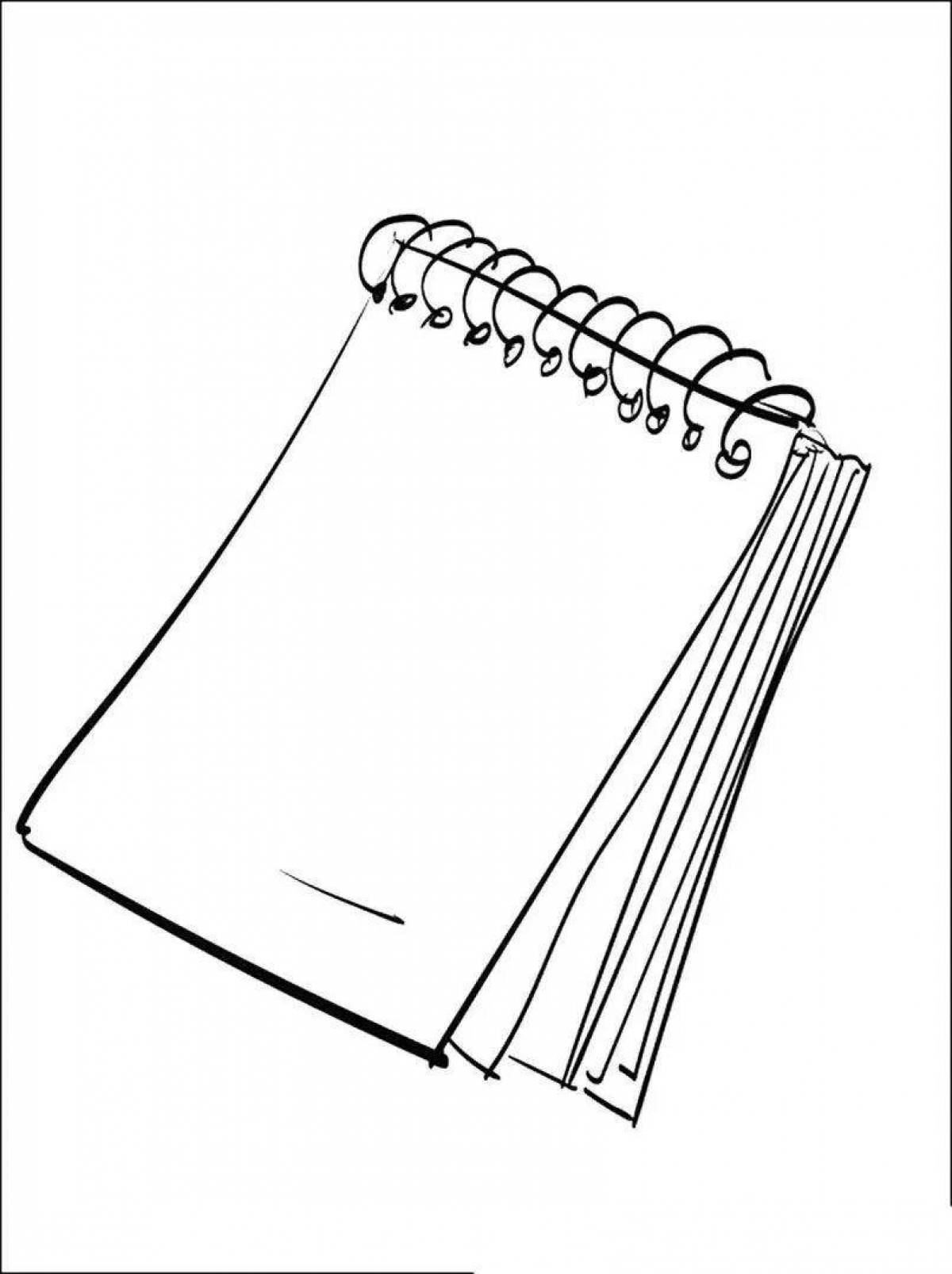 Stimulating coloring book for kids