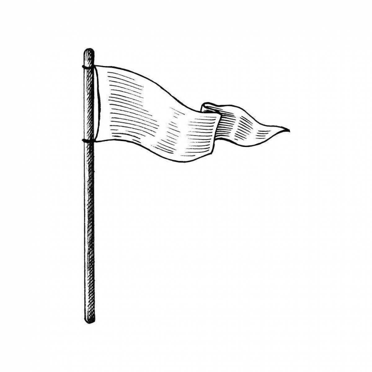 Children's flag coloring book
