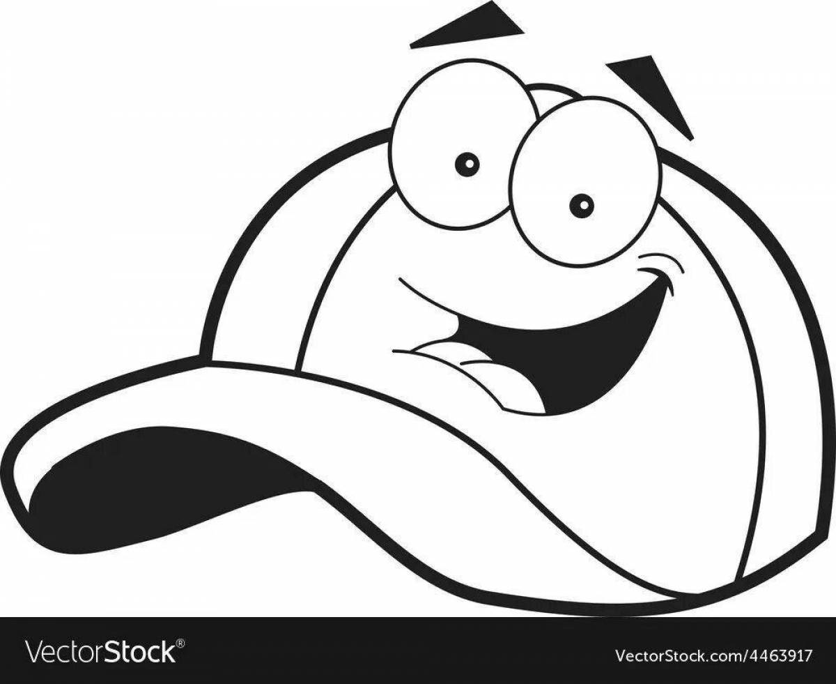 Playful beanie coloring book for kids