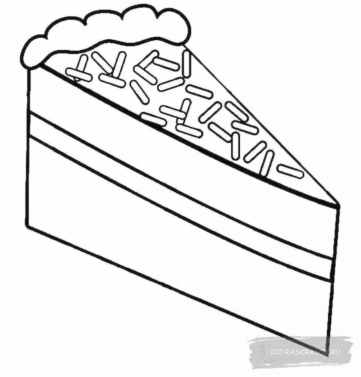 Playful candy bar coloring page for kids