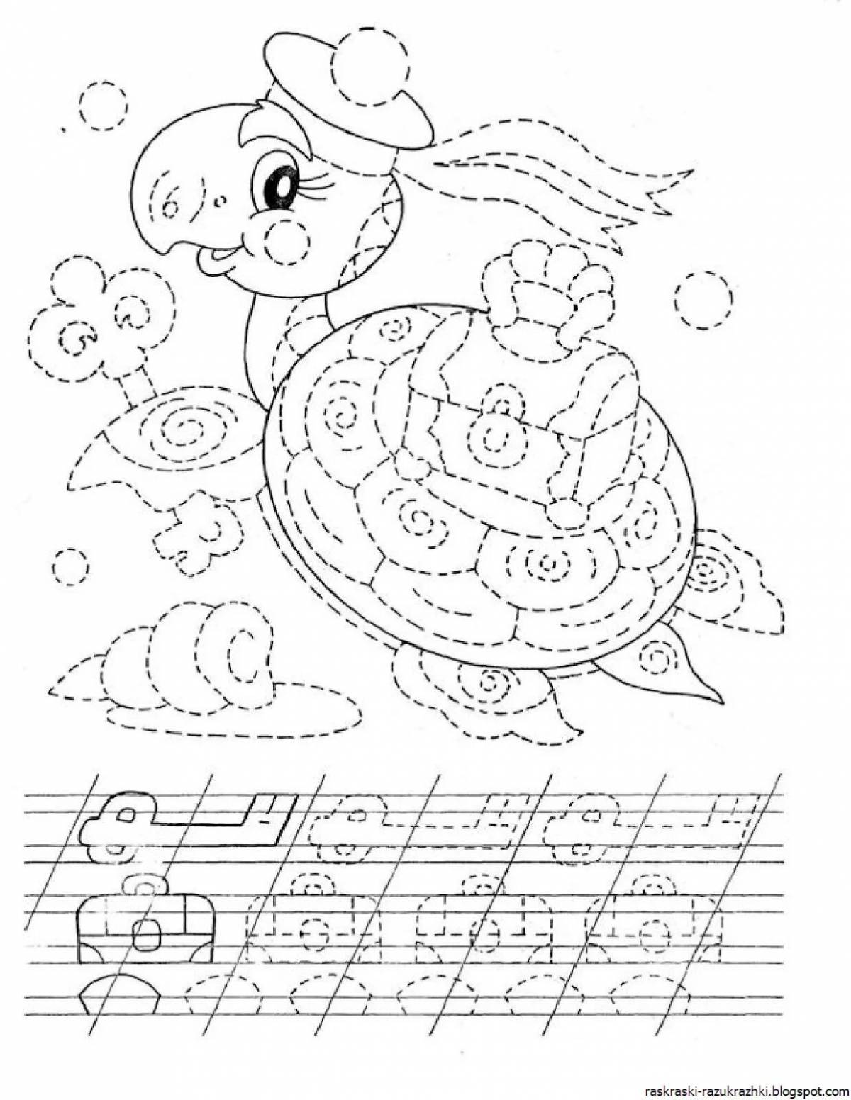 coloring-pages-copybook-for-children-5-6-years-old-letters-37-pcs