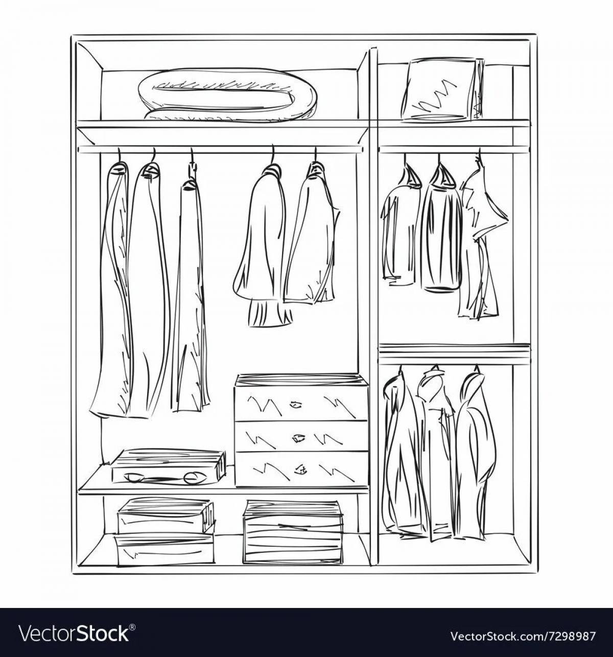 Fun wardrobe coloring