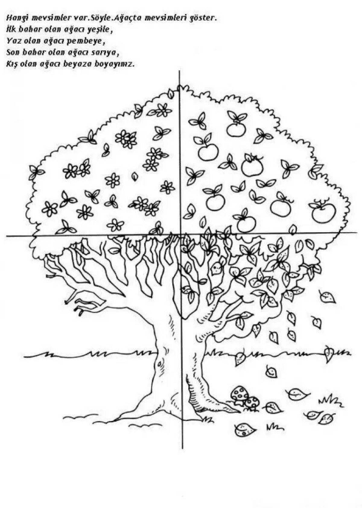 Glitter winter coloring