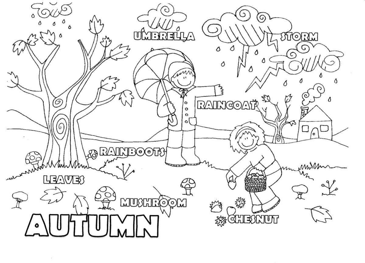 Bright winter coloring