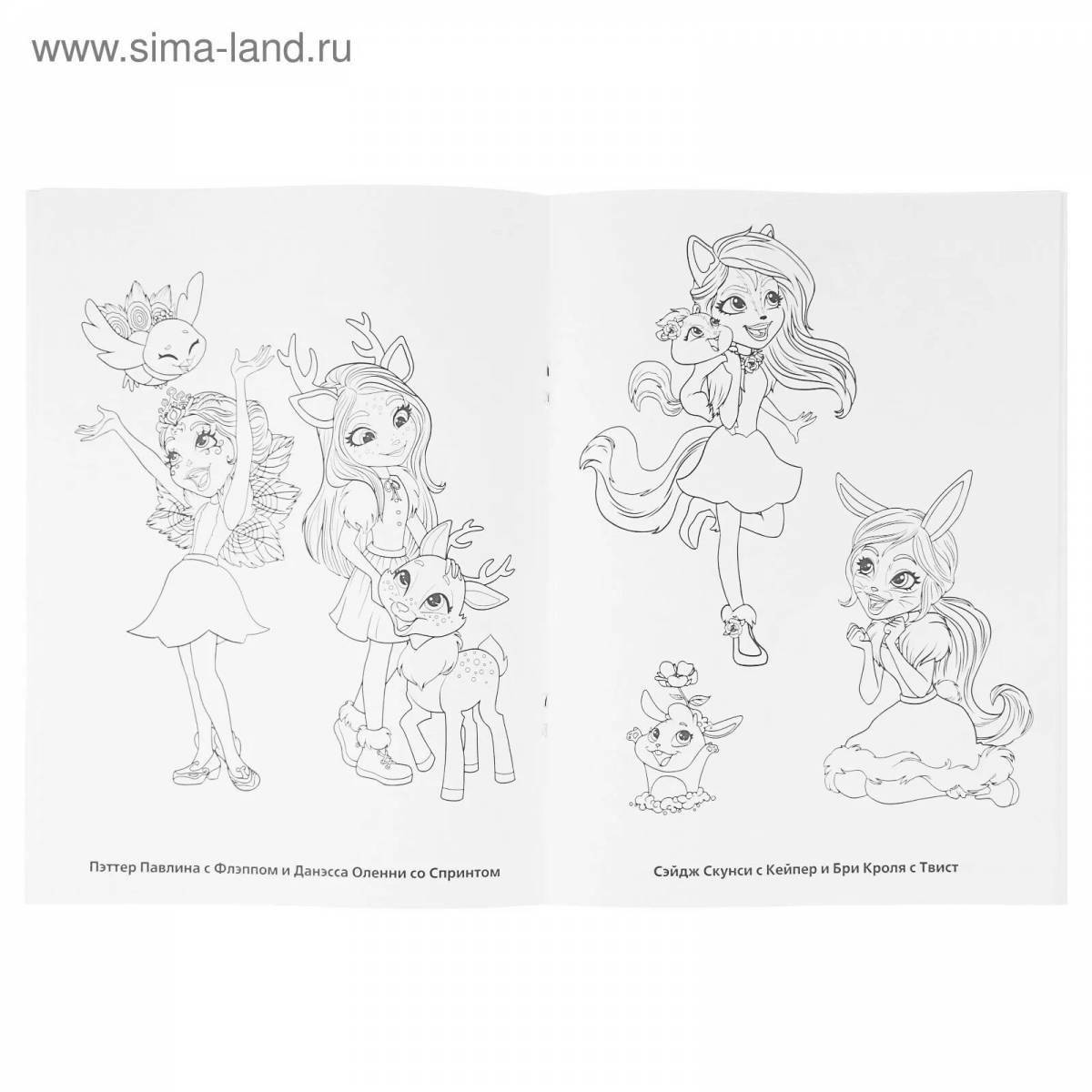 Color-laden incantimus coloring page