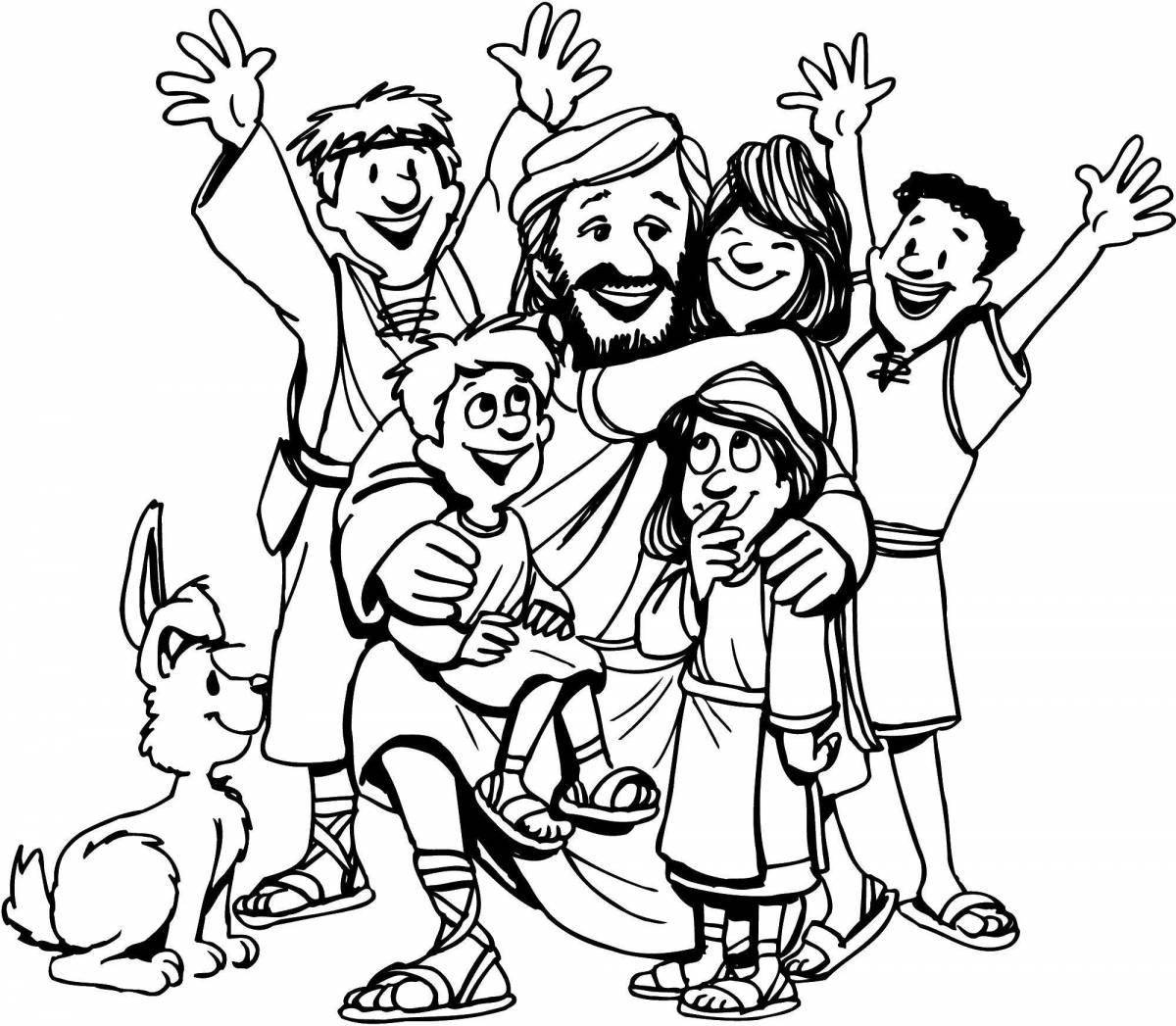 Fun christian coloring book for kids