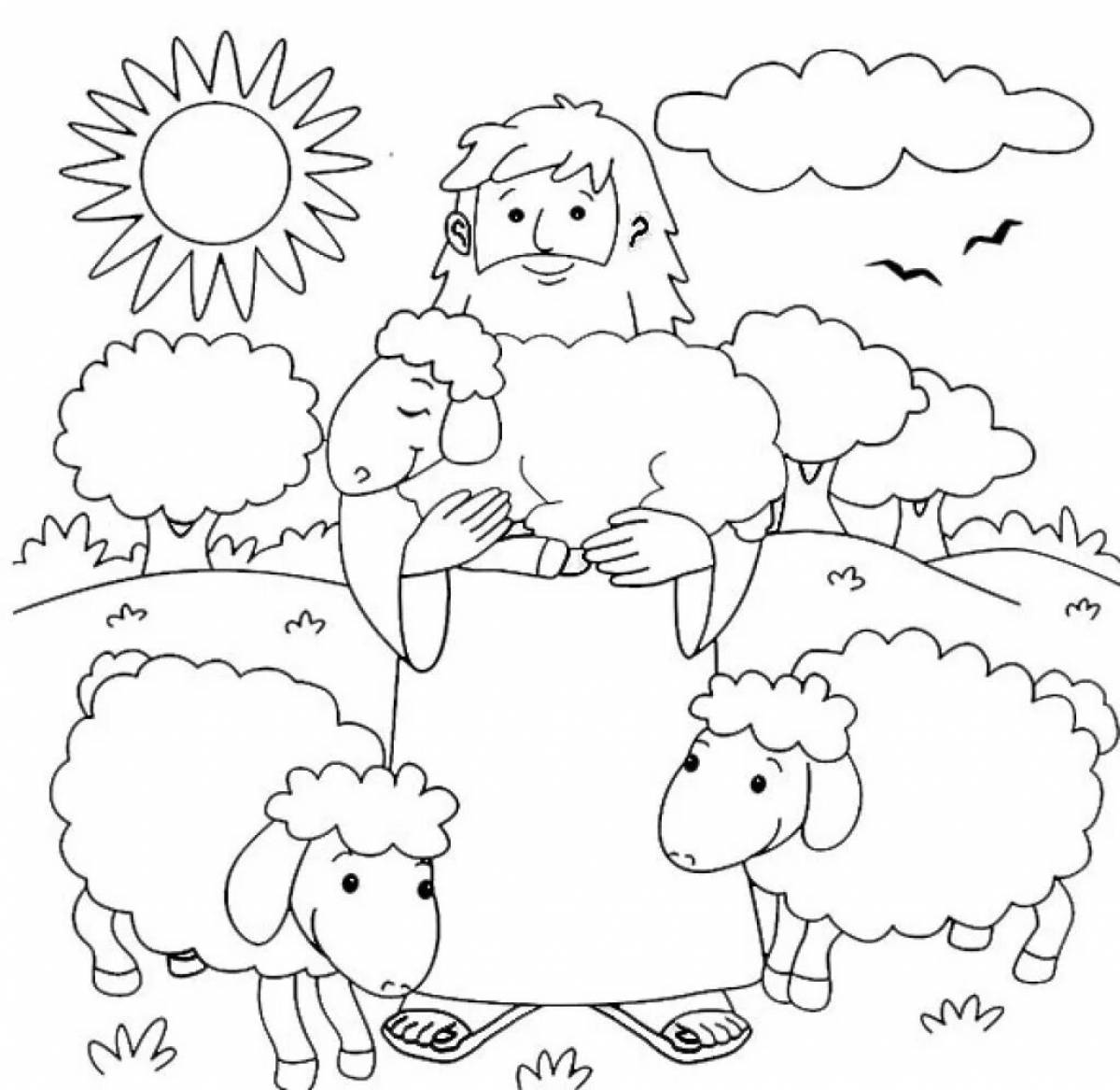 Photo Christian for kids soulful coloring book