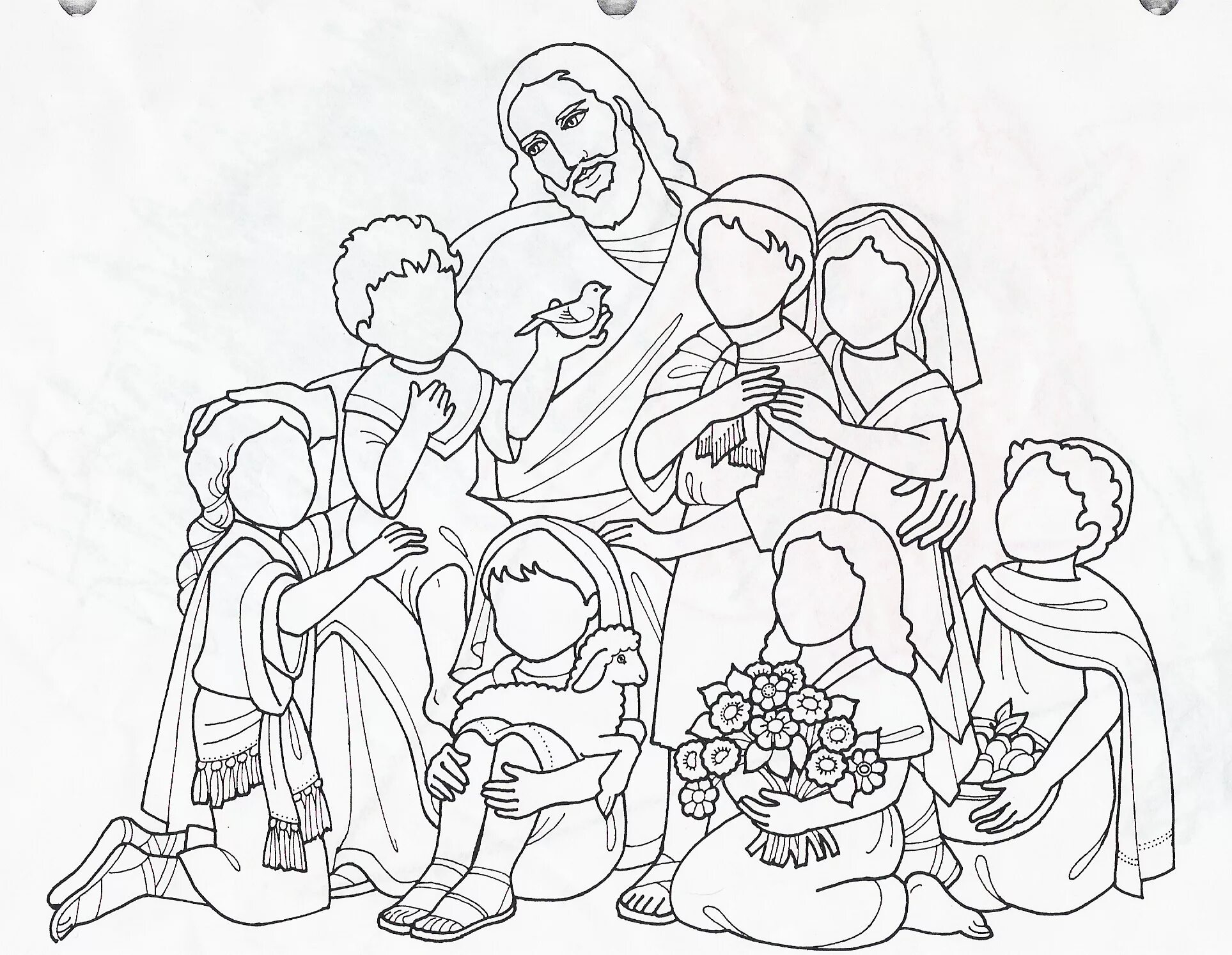 Photo Christian cheering coloring book for kids
