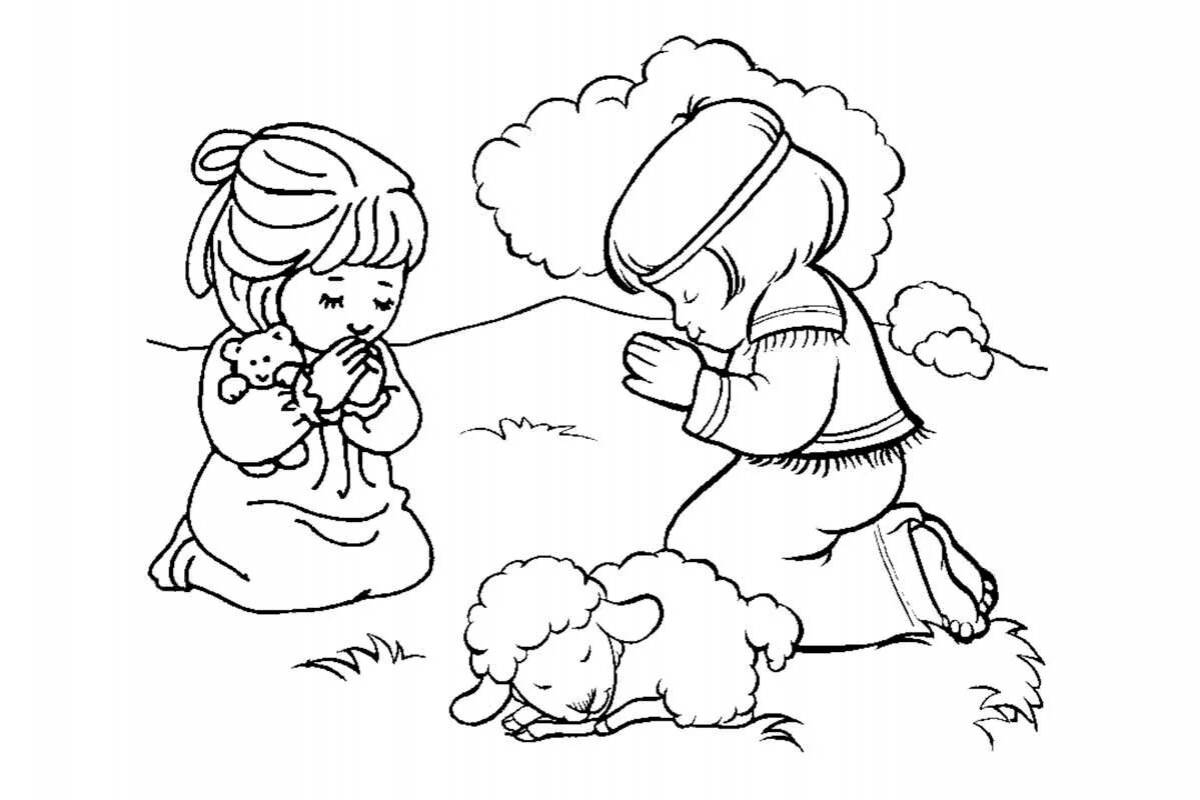 Christian coloring book for kids