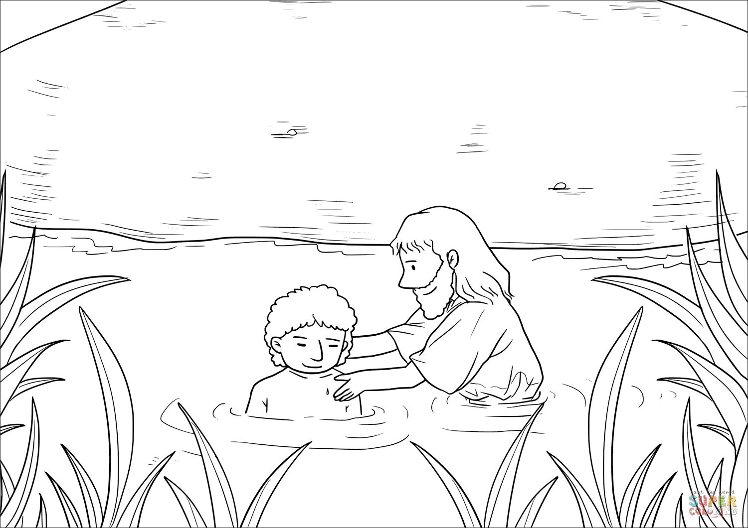 Рисунок купель для крещения детей