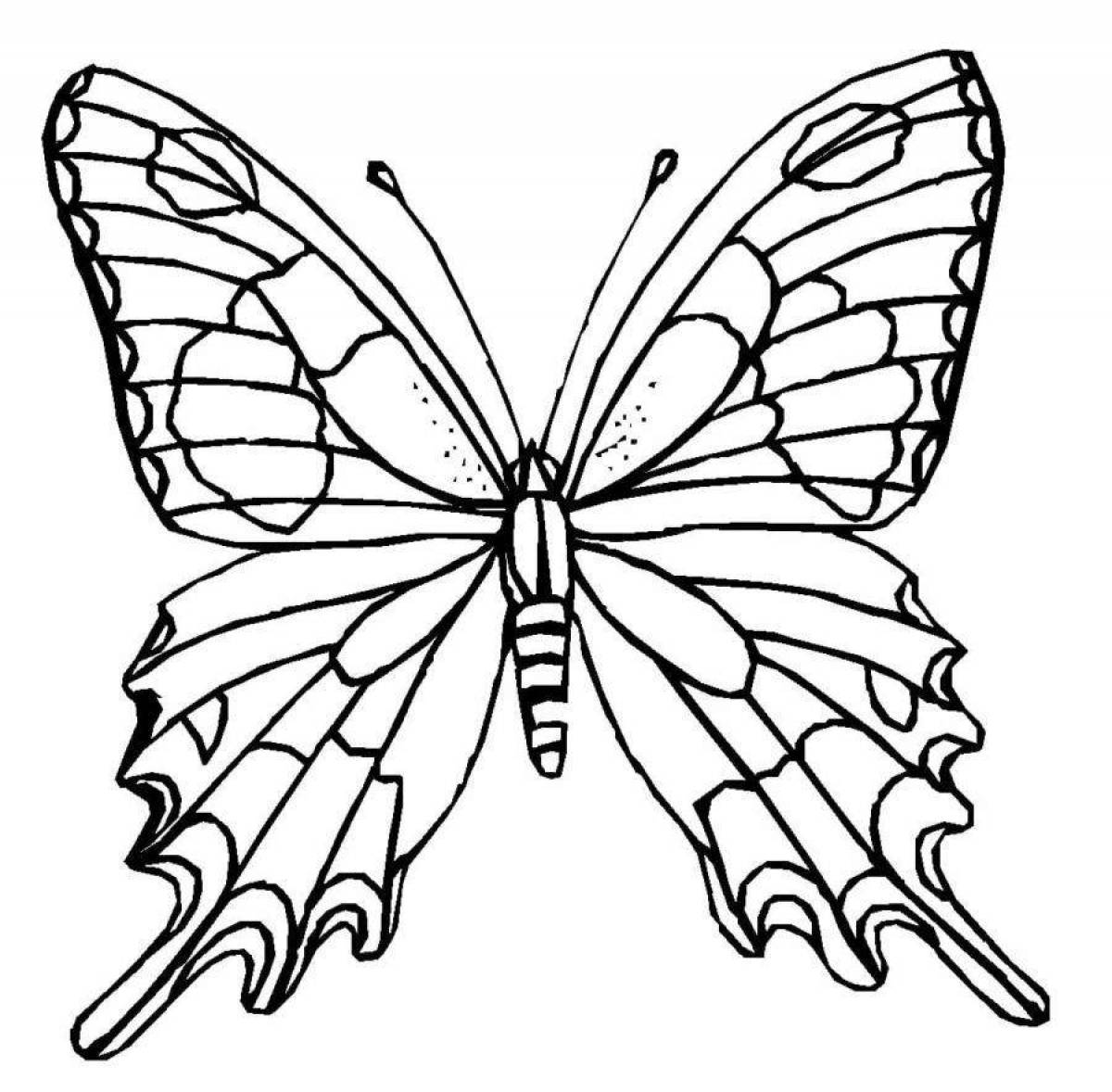 Великолепный рисунок бабочки для детей