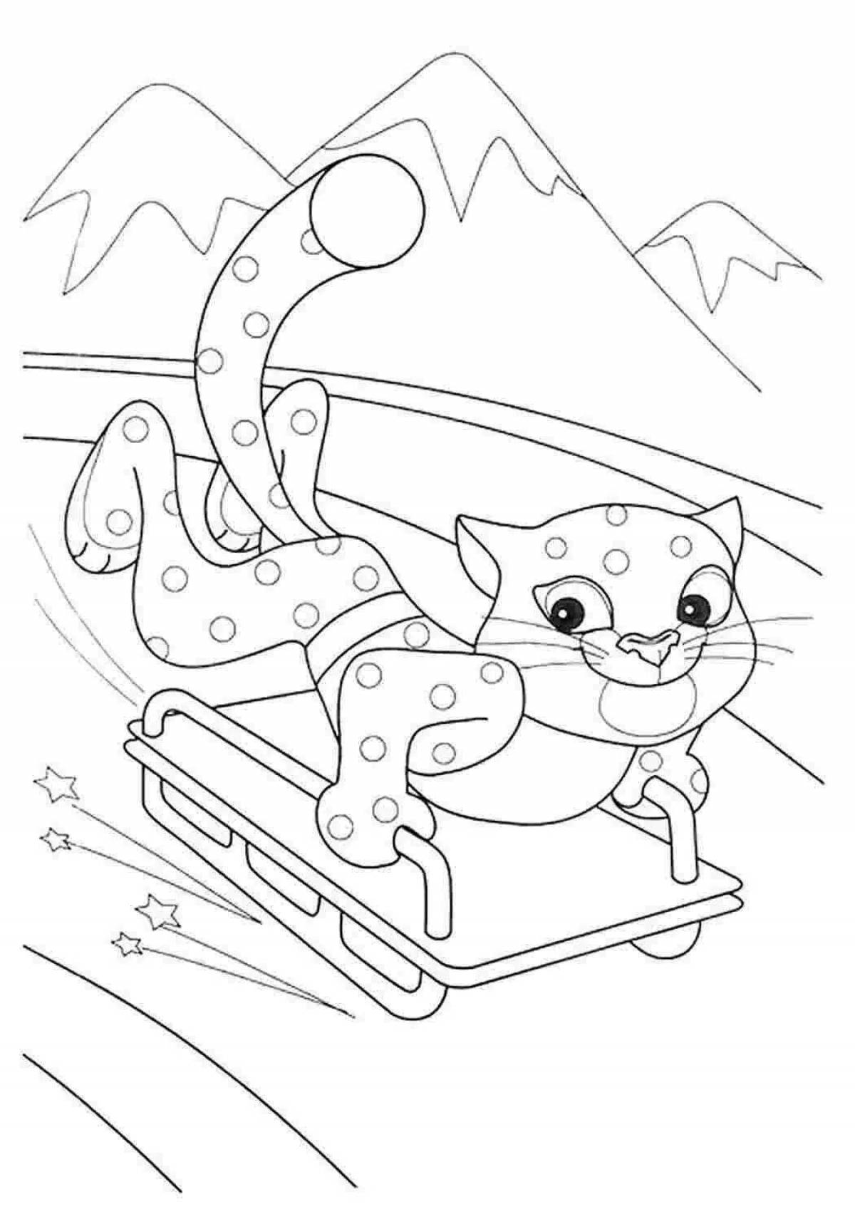 Tempting olympic games coloring pages for kids