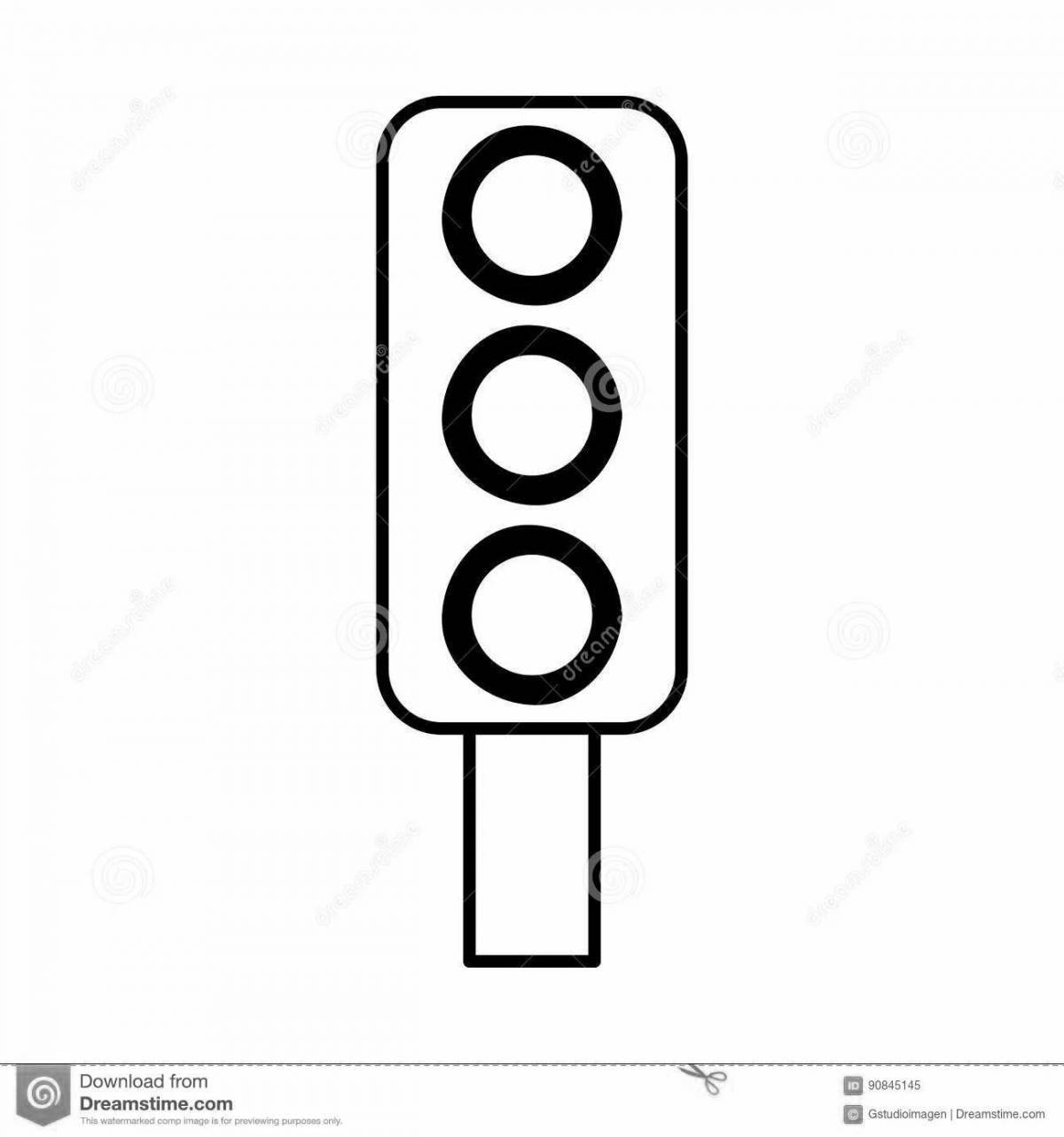 Traffic light for preschoolers #3