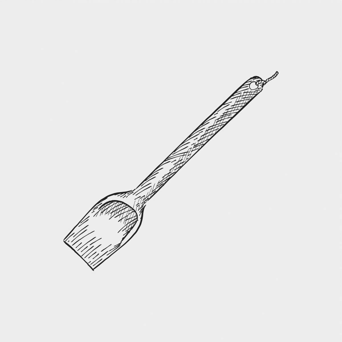 Children's wooden spoon #1