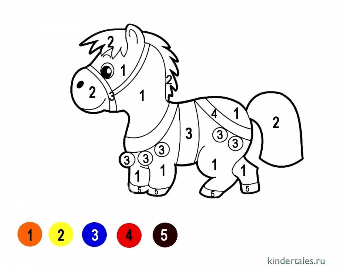 By numbers for children 4 5 #24