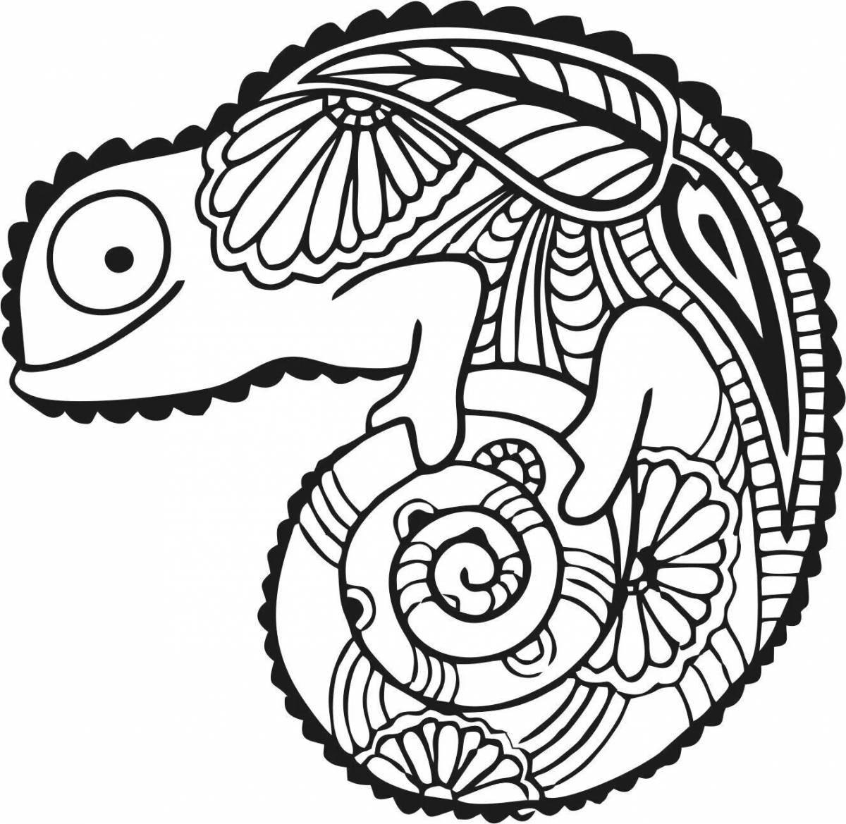 Joyful anti-stress coloring book for children 5-6 years old