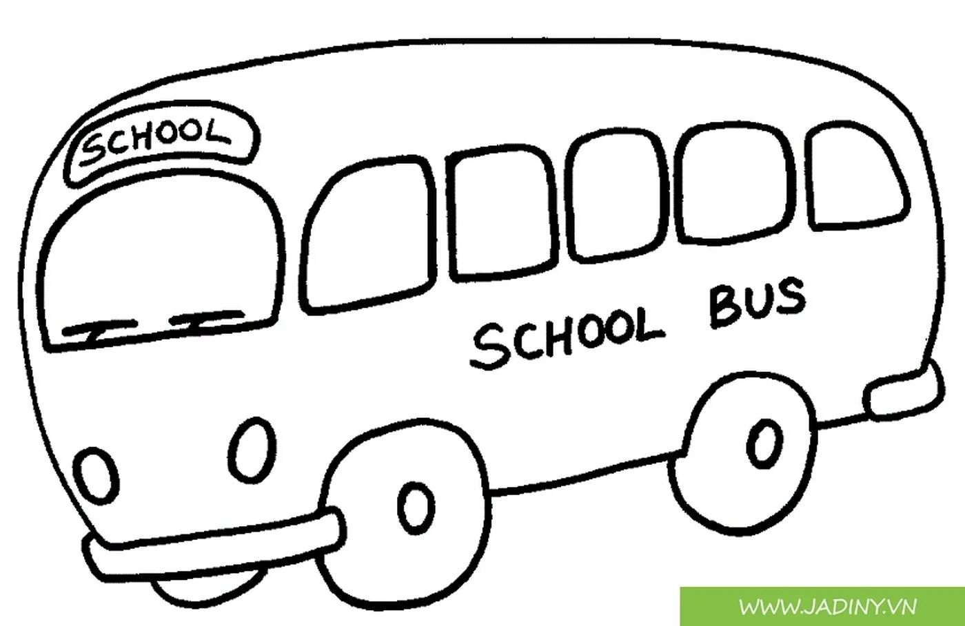 Невероятный автобус раскраски для детей 2-3 лет