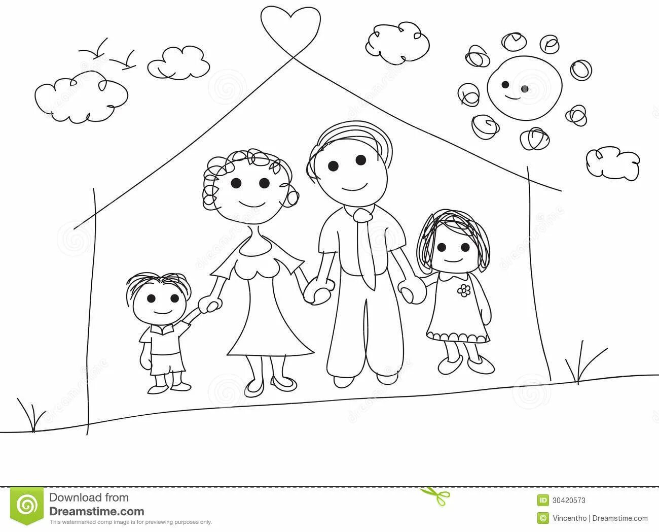 My family for children 4 5 years old #8