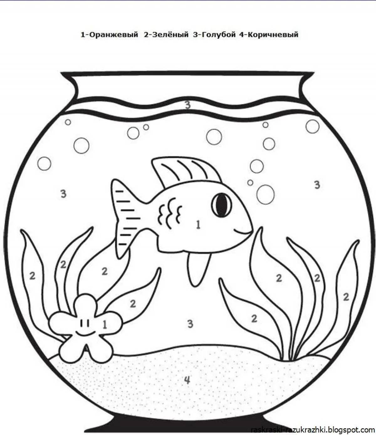 Раскраски рыбы: Анимированные картинки и гифки