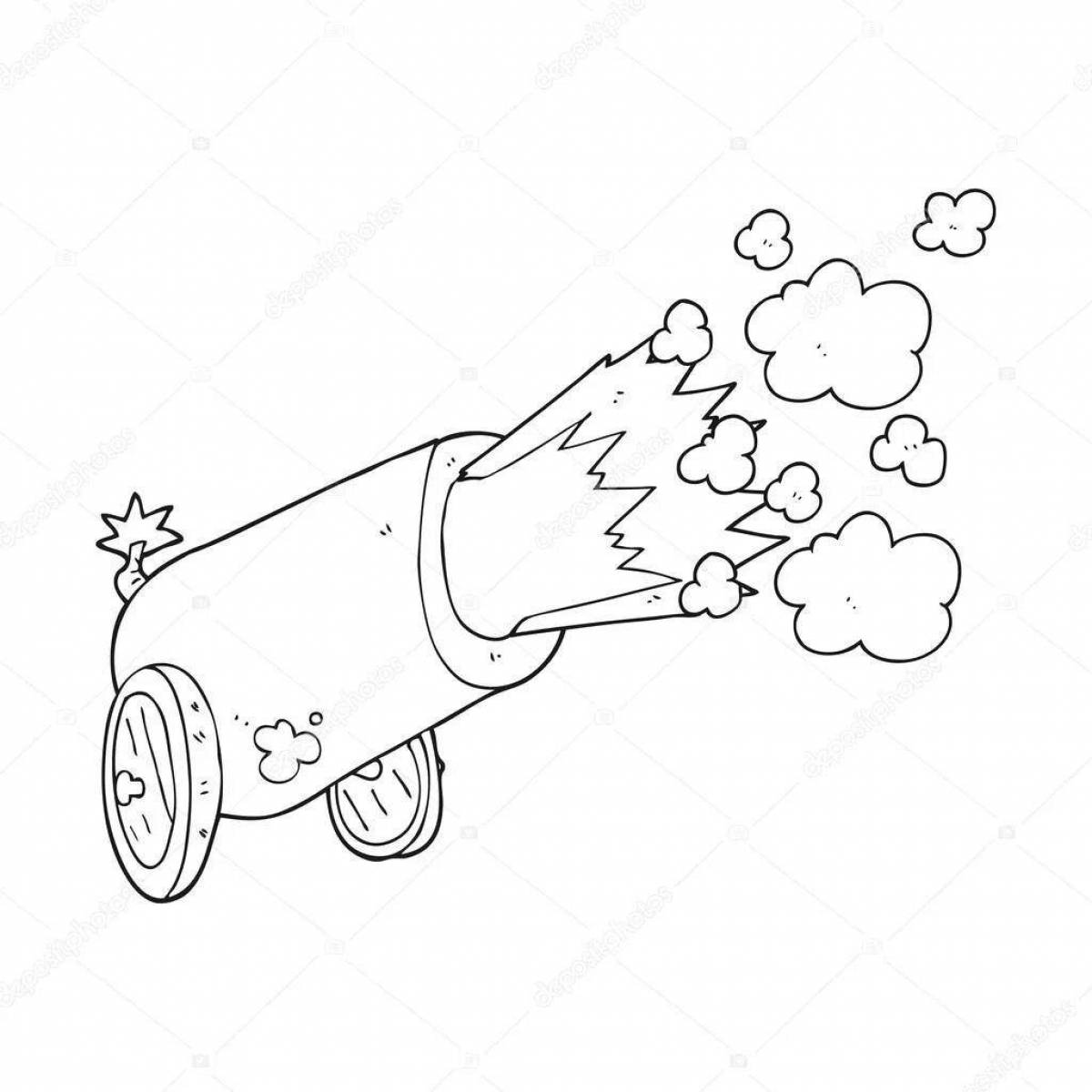 Coloring gun for kids