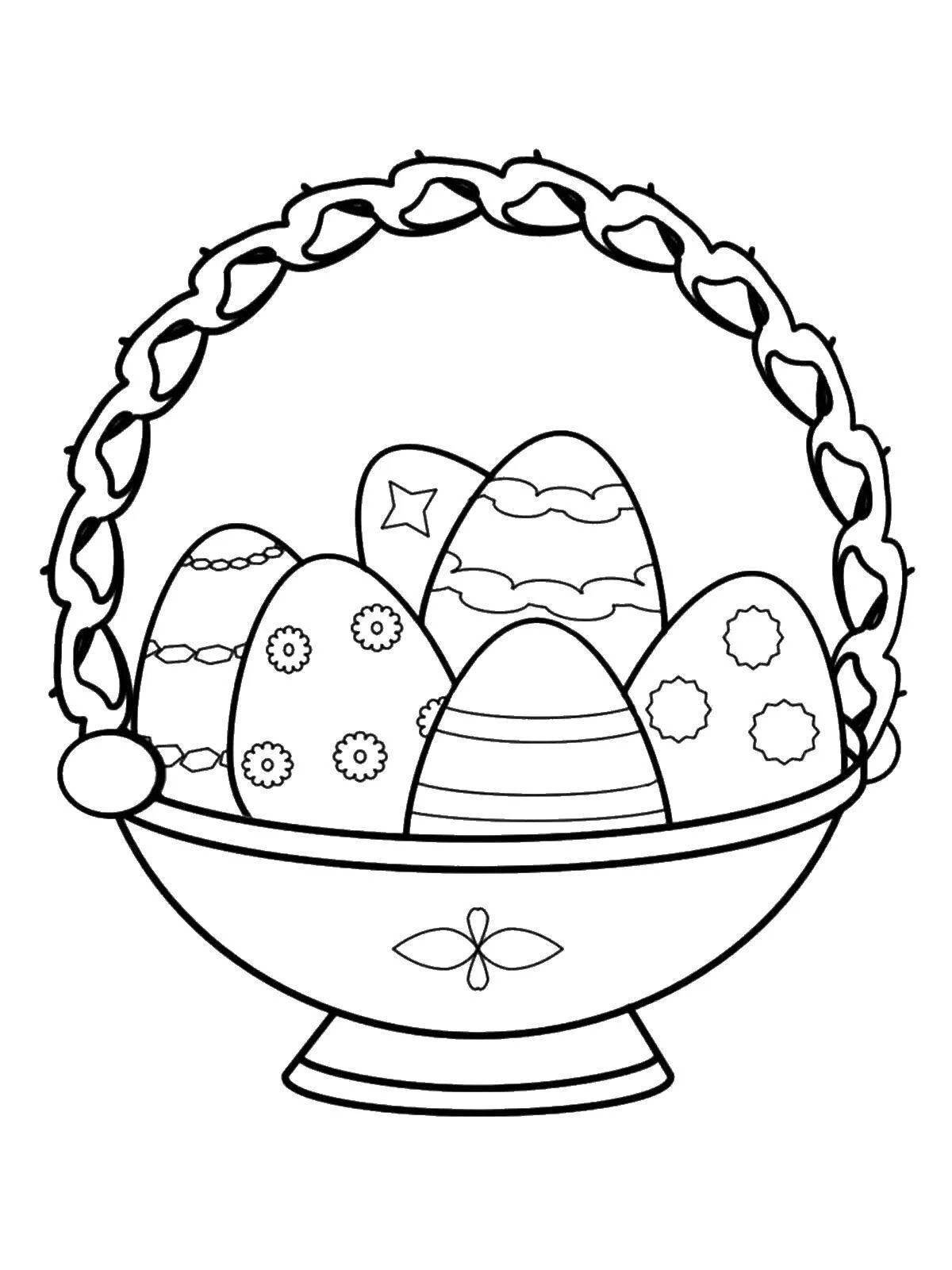 Glorious Easter coloring book for kids