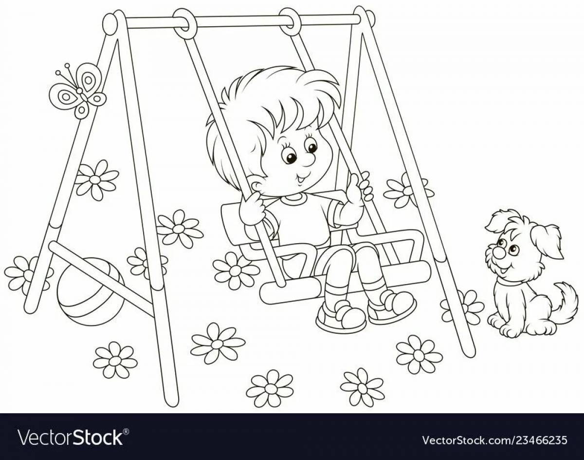 Children swing #3