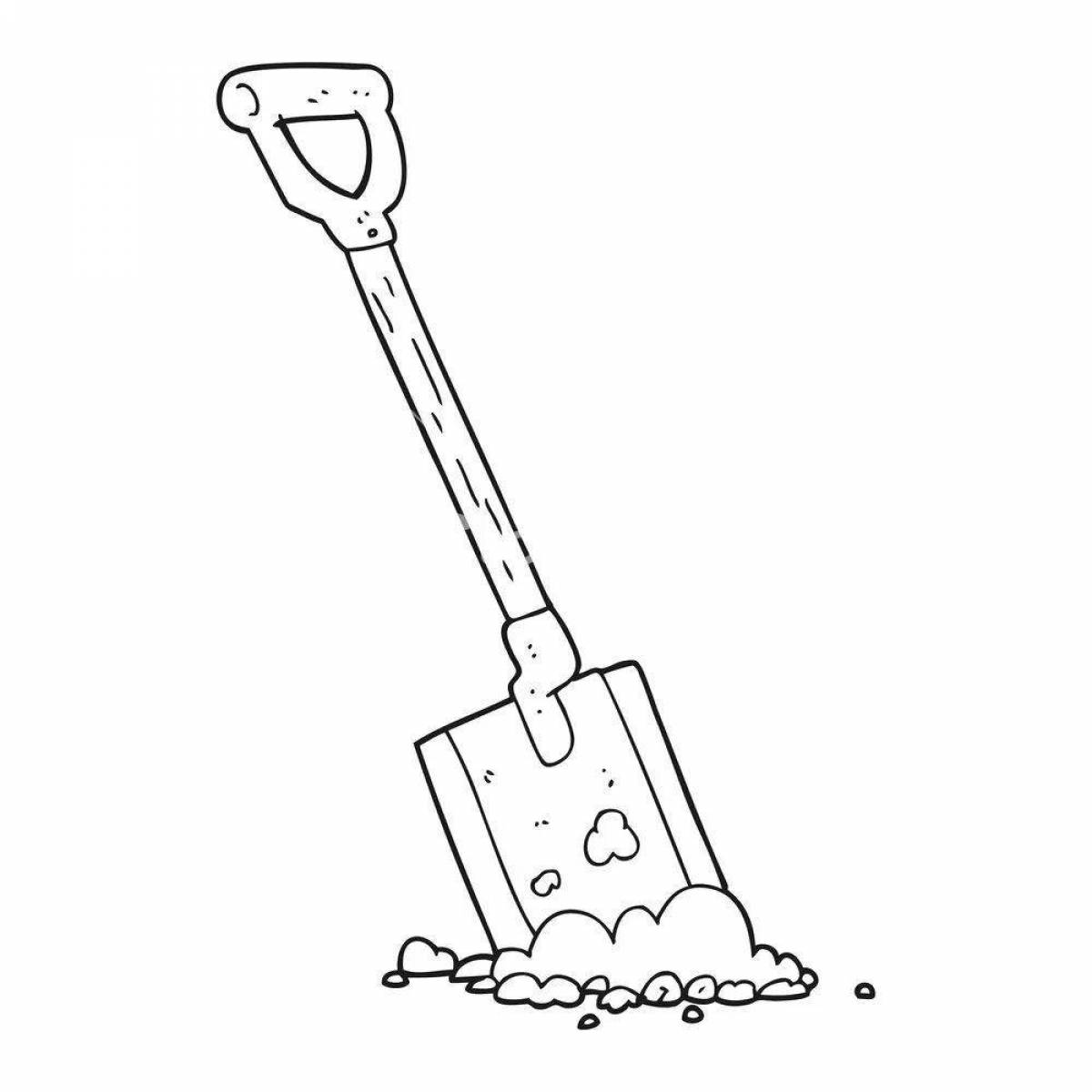 Adorable spade coloring book for beginners