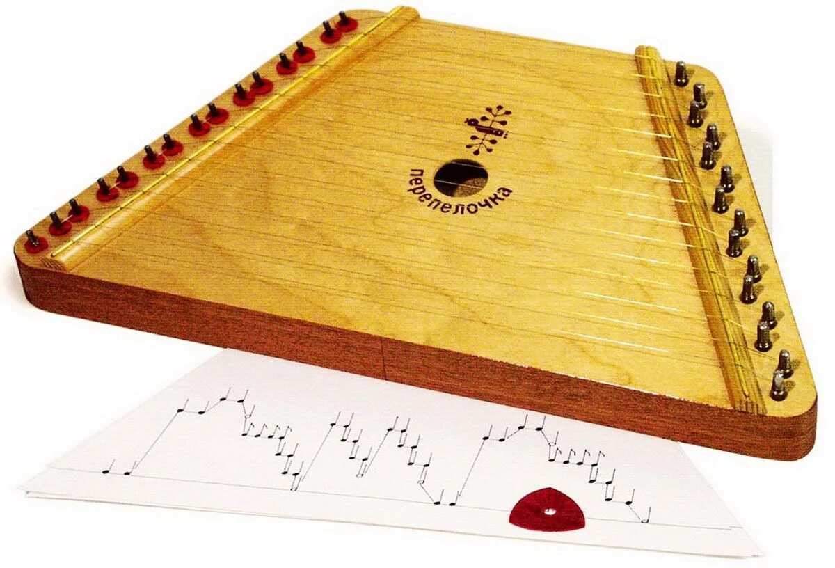 Shiny harp coloring book for kids