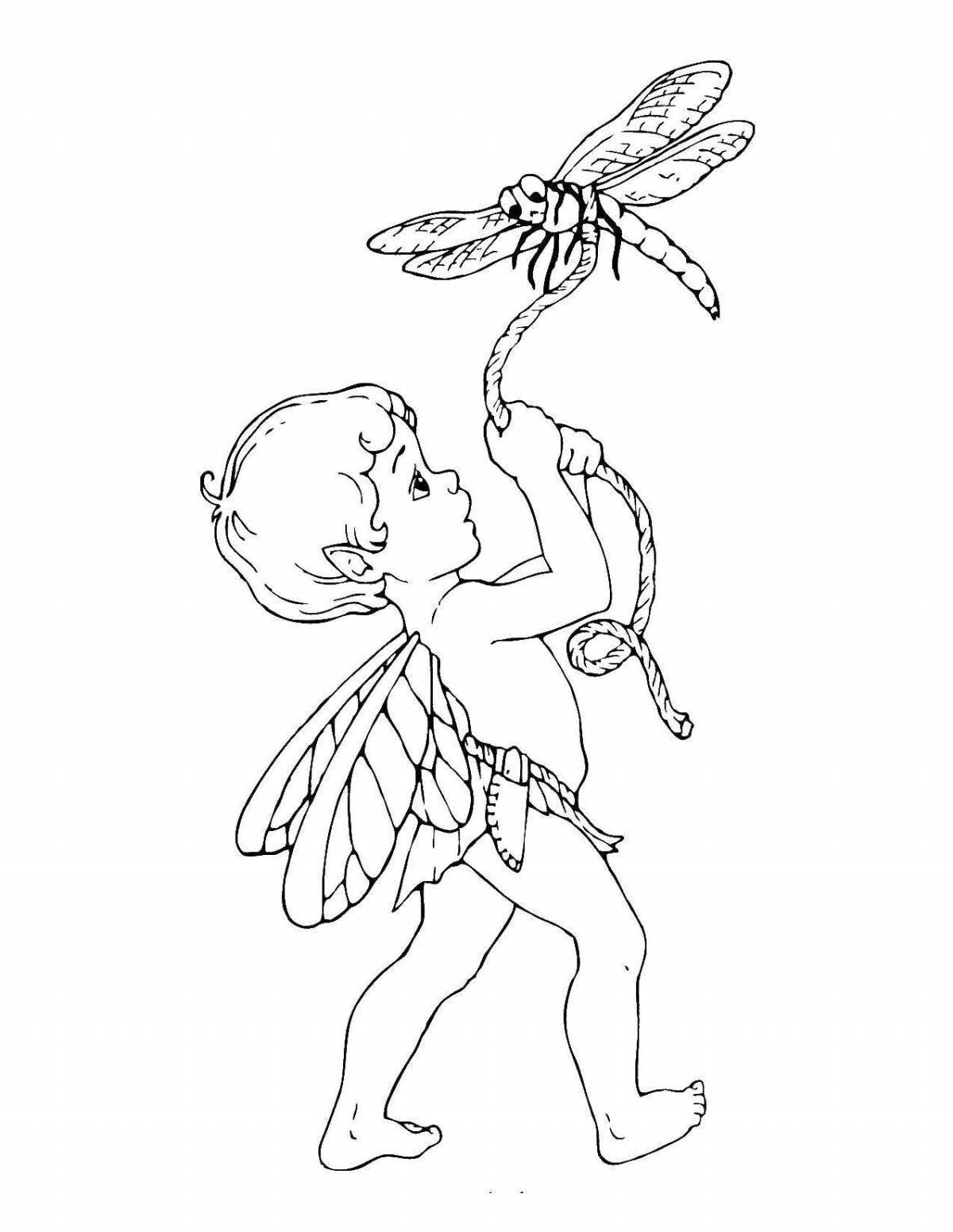 Amazing elf coloring pages for kids