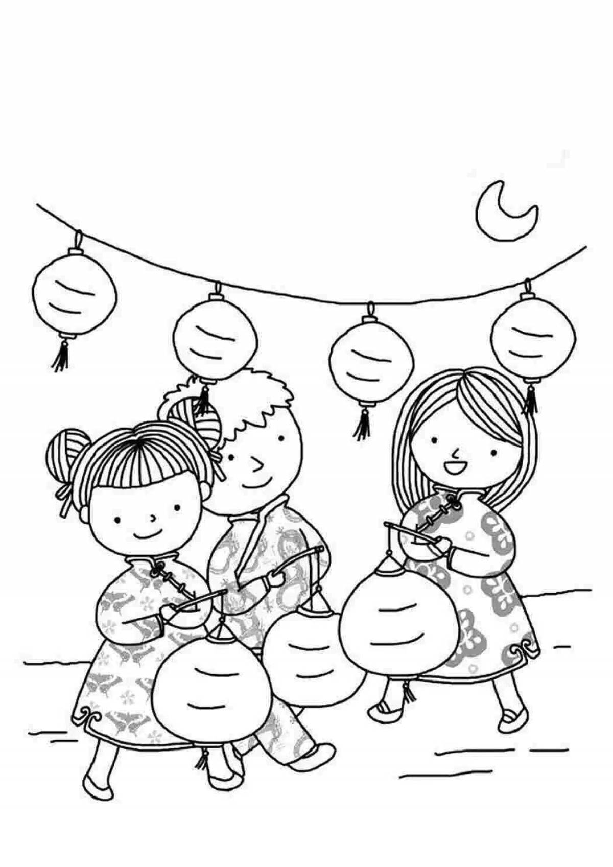 Wonderful china coloring pages for kids