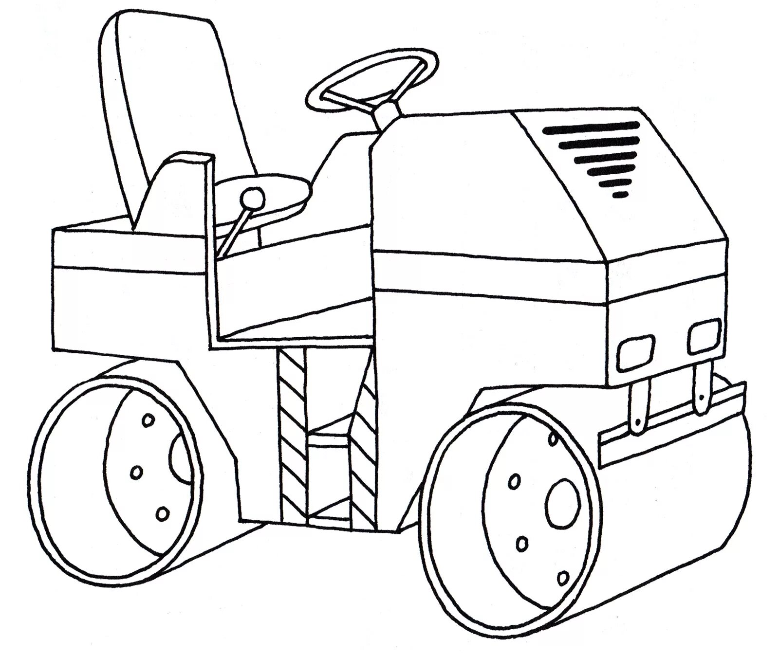 Волнующий каток раскраски для детей