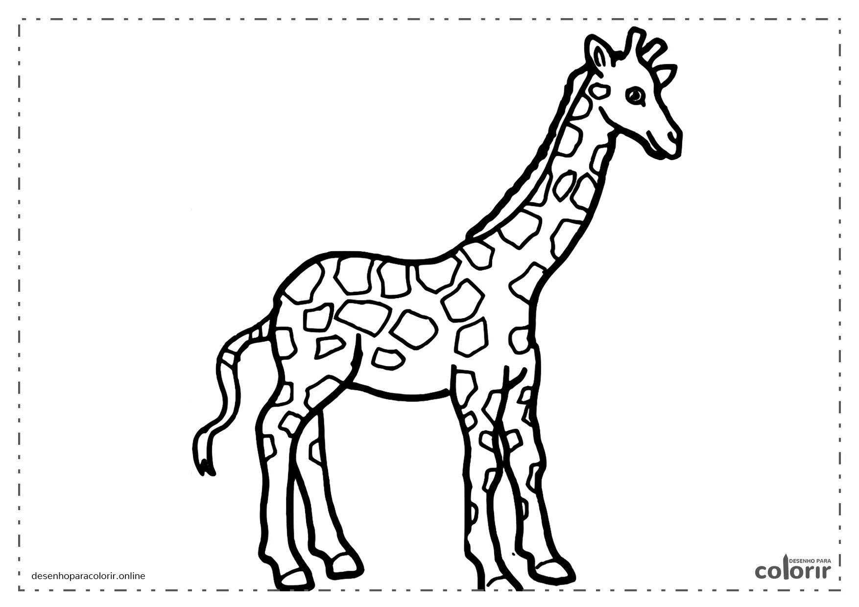Giraffe pattern for kids #3