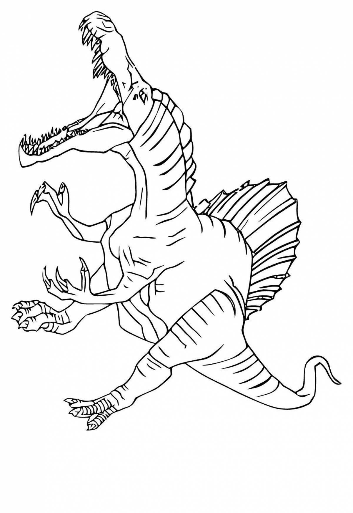 Spinosaurus coloring book for kids