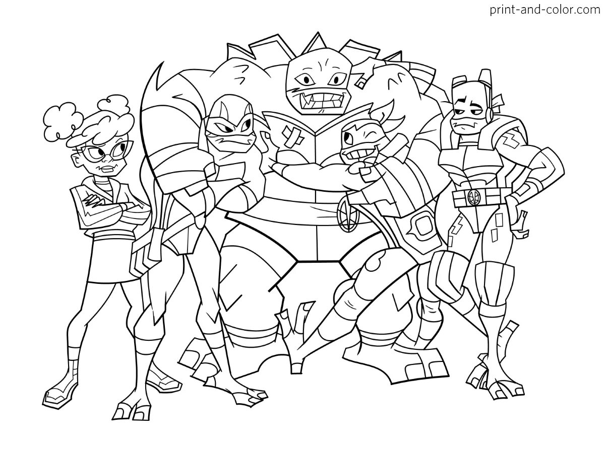 Adorable gujutsu character coloring pages for kids