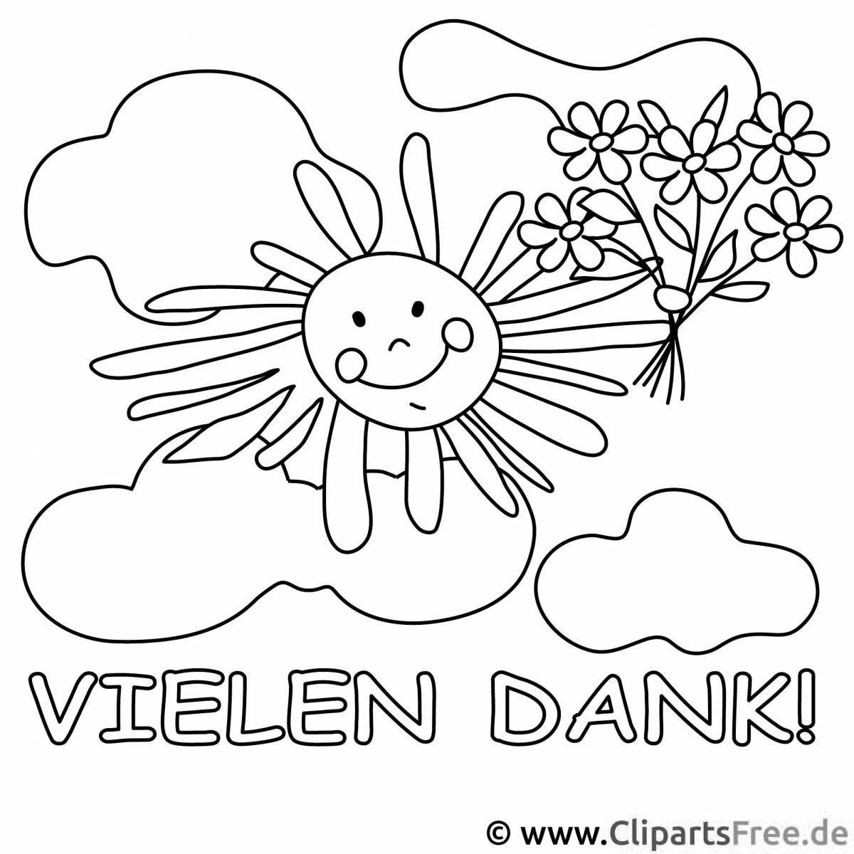 Festive World Thanksgiving Day for Children