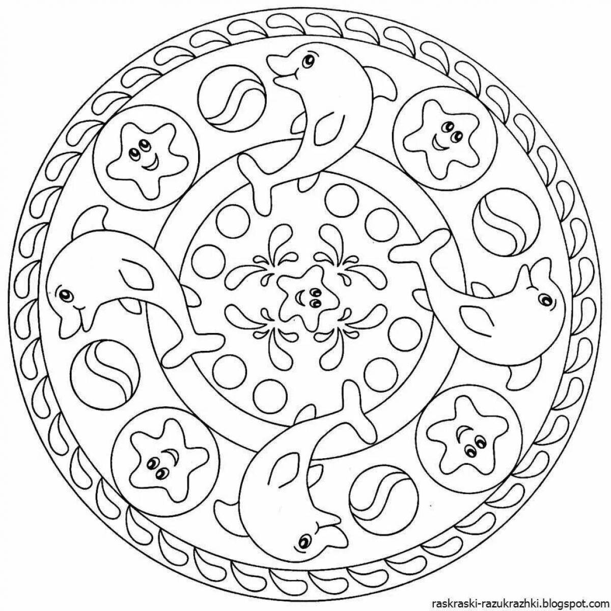 Amazing patterns and ornaments to color for kids