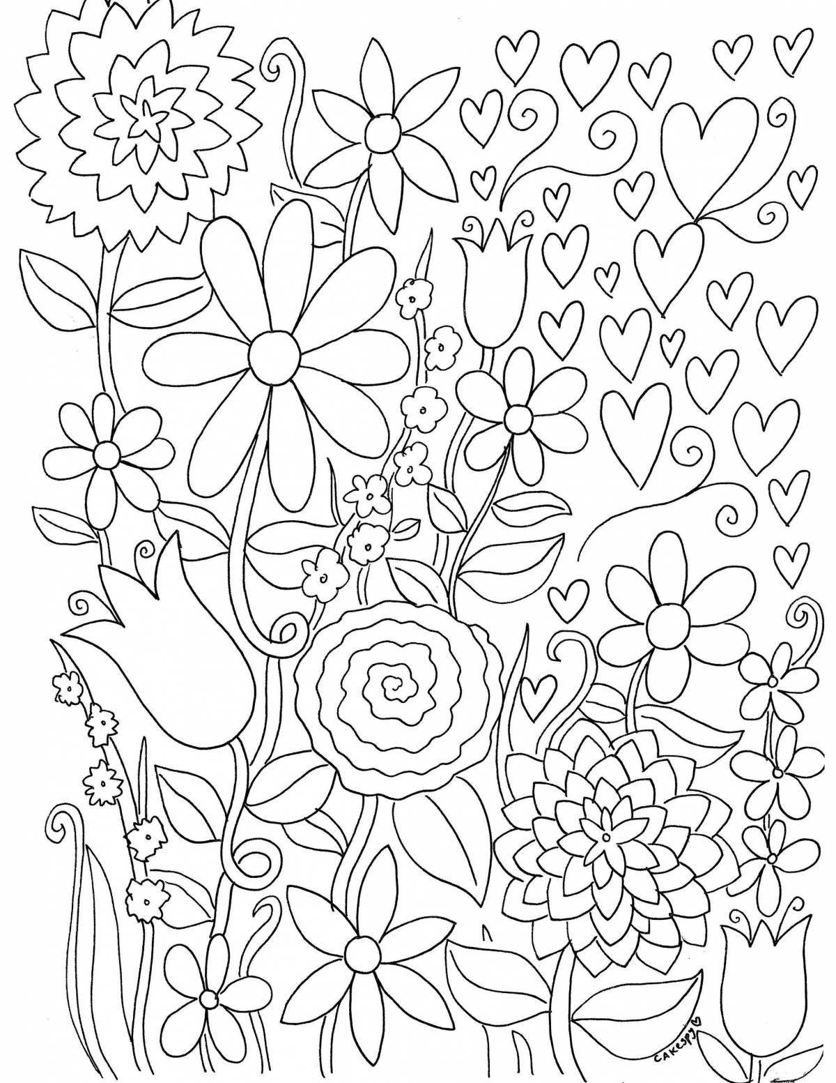 Gorgeous patterns and ornaments for coloring for children