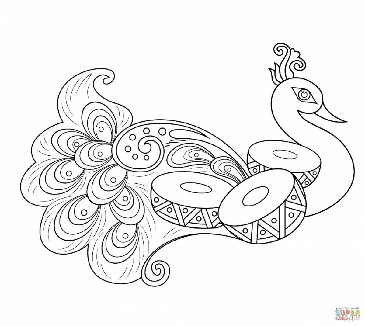 Excellent patterns and ornaments for coloring pages for children