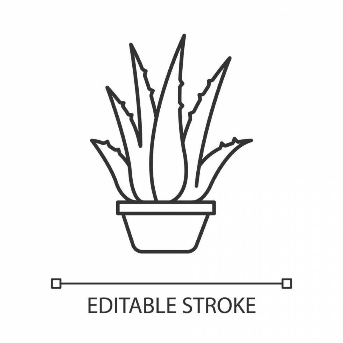 Алоэ для детей в горшке #11