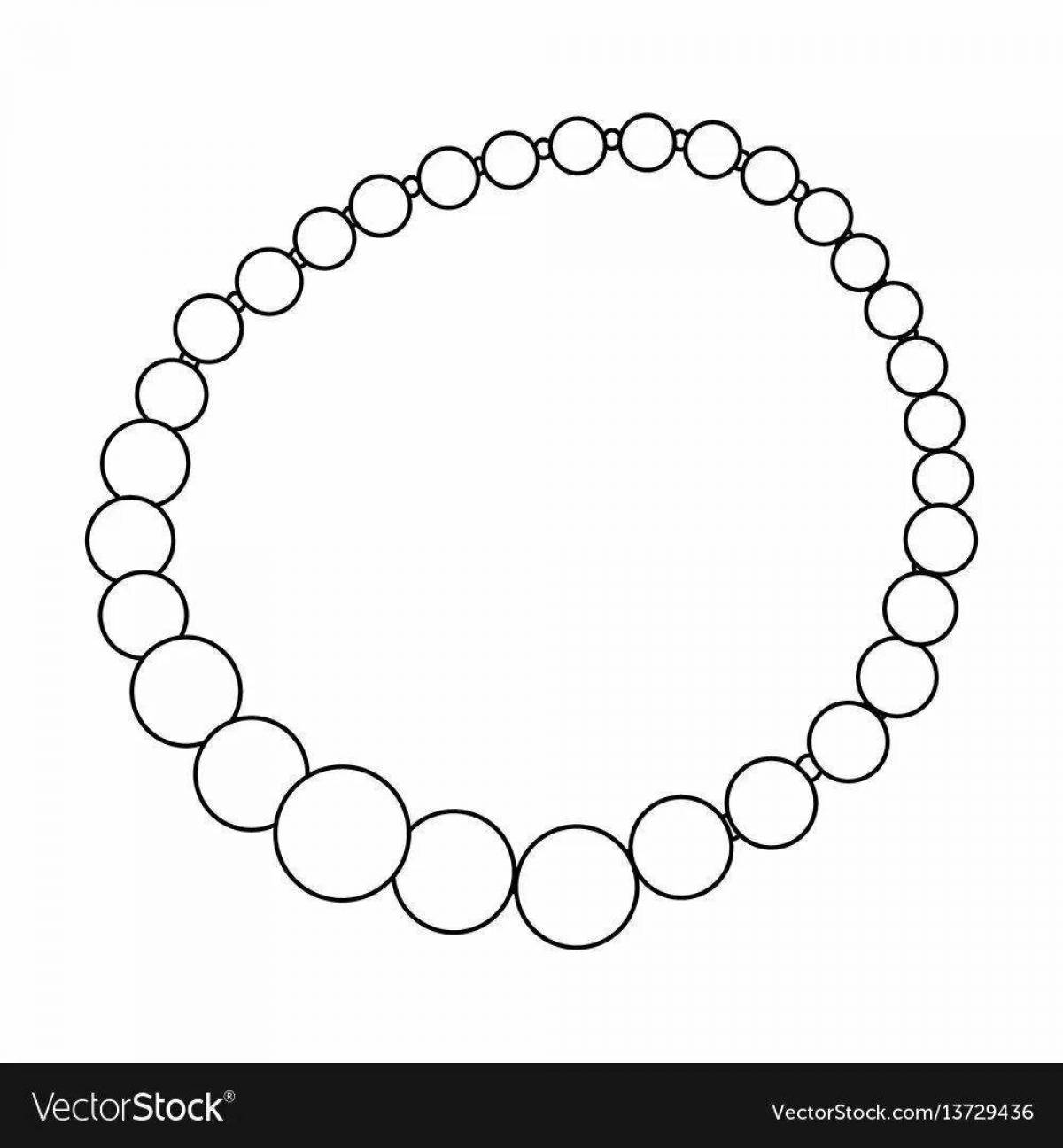 Luminous beads coloring book for 3-4 year olds